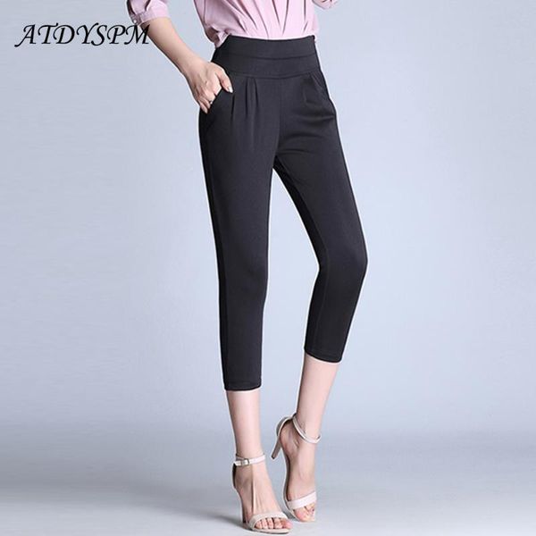 women's pants & capris summer loose women high waist stretch harem elegant office lady straight trousers plus size s-6xl, Black;white
women's pants & capris summer loose women high waist stretch harem elegant office lady straight trousers plus size s-6xl, Black;white
