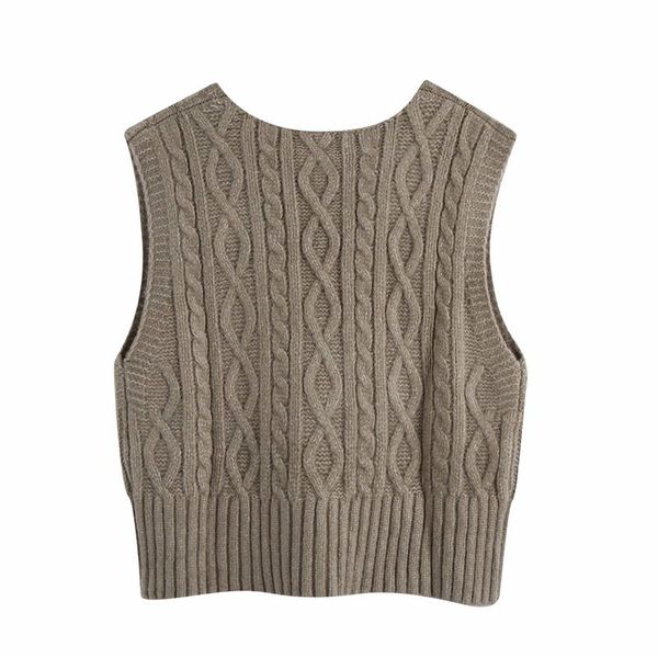 sweaters autumn fashion new v neck sleeveless women's knit sweater vest vintage twist weaving waistcoat chic female, White;black
sweaters autumn fashion new v neck sleeveless women's knit sweater vest vintage twist weaving waistcoat chic female, White;black