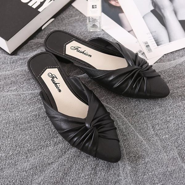 slippers 2021 summer women shoes fashion casual non-slip mules ladies pointed toe outdoor female pantuflas mujer, Black
slippers 2021 summer women shoes fashion casual non-slip mules ladies pointed toe outdoor female pantuflas mujer, Black