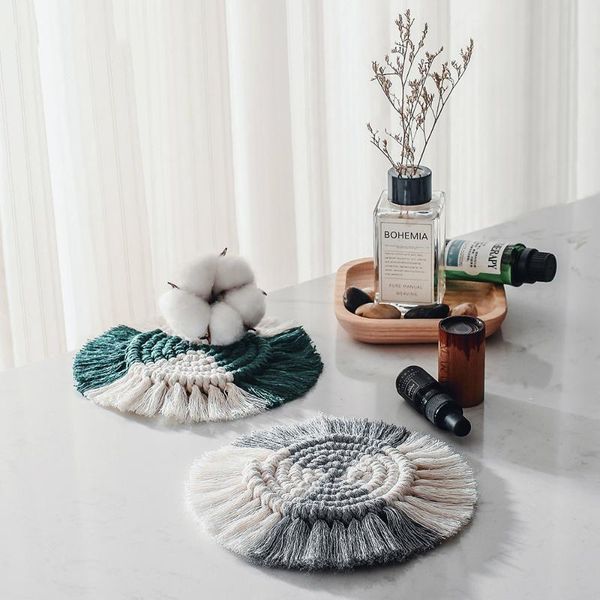 mats & pads macrame placemats cup mat bohemia tablecloth pad northern europe style pure handcrafted cotton braid insulation
mats & pads macrame placemats cup mat bohemia tablecloth pad northern europe style pure handcrafted cotton braid insulation