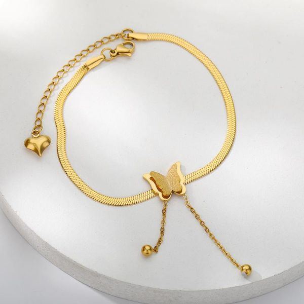 anklets bohemian stainless steel butterfly chain for women gold snake chains anklet summer foot leg ankle jewelry not allergic, Red;blue
anklets bohemian stainless steel butterfly chain for women gold snake chains anklet summer foot leg ankle jewelry not allergic, Red;blue