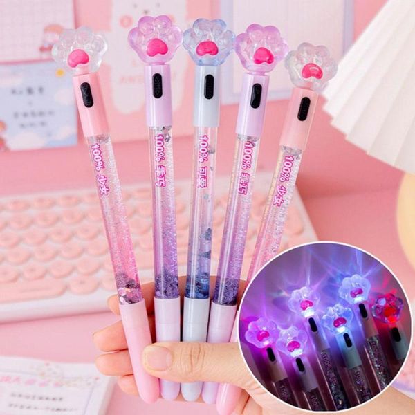 ballpoint pens light gel pen cute cat with led crystal drift sand glitter school supplies writing stationery, Blue;orange
ballpoint pens light gel pen cute cat with led crystal drift sand glitter school supplies writing stationery, Blue;orange