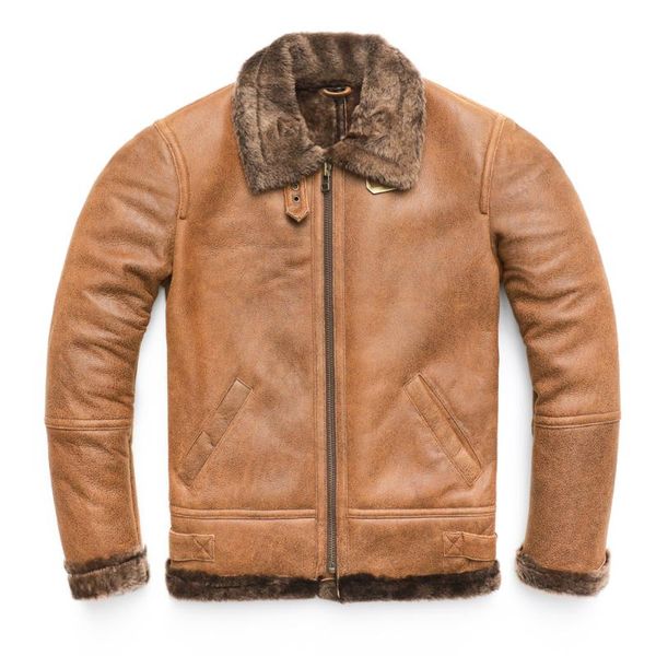 men's leather & faux super quality shearling coat men 4 colors soft warm 100% natural fur winter male clothing m444, Black
men's leather & faux super quality shearling coat men 4 colors soft warm 100% natural fur winter male clothing m444, Black