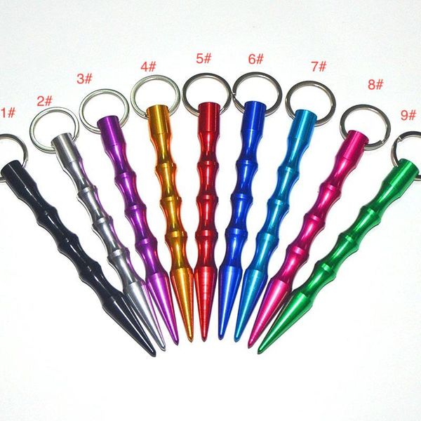 portable self-defense keychain ring metal holder weapon tactical tool fashion women men's pencil design car key chain accessories
portable self-defense keychain ring metal holder weapon tactical tool fashion women men's pencil design car key chain accessories