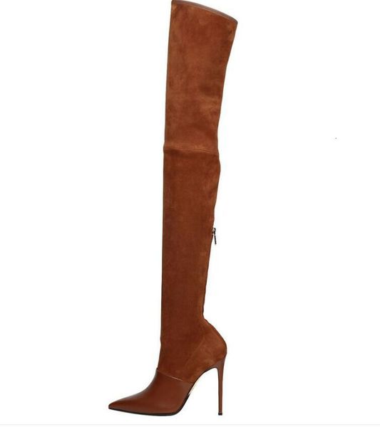 boot black/brown fashion floating on knee shoes toe heels thin zip europe size 46 women's boots
boot black/brown fashion floating on knee shoes toe heels thin zip europe size 46 women's boots