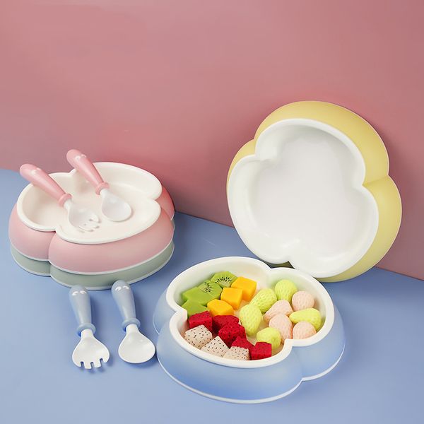 Baby Dishes Set Dinner Plate Fork Spoon Kids Training Meal Tableware Kit BPA Free Polychrome Feeding Bowl Eating Utensils
Baby Dishes Set Dinner Plate Fork Spoon Kids Training Meal Tableware Kit BPA Free Polychrome Feeding Bowl Eating Utensils