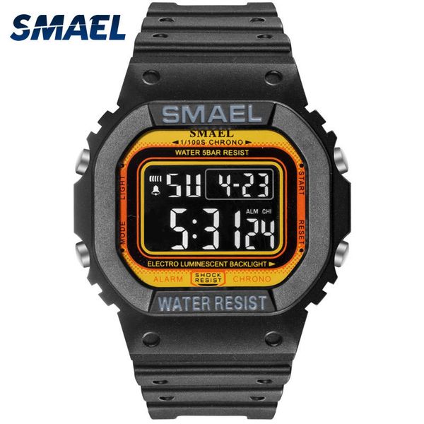 smael sports watches led digital sport mens watches waterproof digital watch 1801 male clock relogios masculino military watch x0524, Slivery;brown
smael sports watches led digital sport mens watches waterproof digital watch 1801 male clock relogios masculino military watch x0524, Slivery;brown