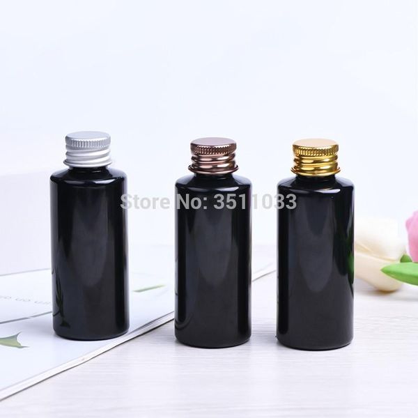 black plastic bottles 60ml pet empty with aluminum screw cap cosmetic toner lotion cream vials container storage & jars
black plastic bottles 60ml pet empty with aluminum screw cap cosmetic toner lotion cream vials container storage & jars