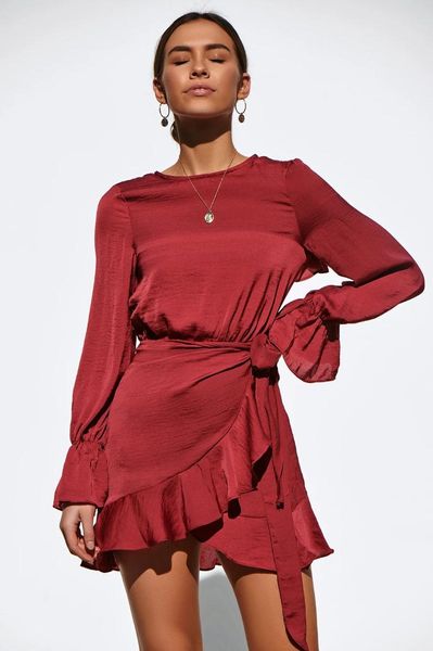 casual dresses women solid color a-line robe femme irregular ruffles bandage long sleeve backless slim mini dress for woman y2k vestido, Black;gray
casual dresses women solid color a-line robe femme irregular ruffles bandage long sleeve backless slim mini dress for woman y2k vestido, Black;gray