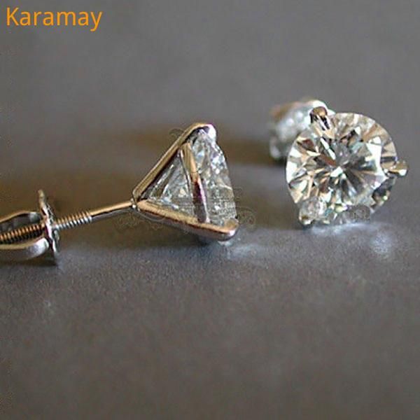 stud luxury female 6/7/8mm round lab diamond earrings 100% real 925 sterling silver for women small screw, Golden;silver
stud luxury female 6/7/8mm round lab diamond earrings 100% real 925 sterling silver for women small screw, Golden;silver