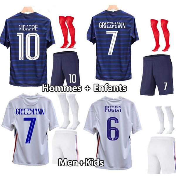 men's t-shirts team soccer jersey france kids 2021 child boys and men clothing kit giezann shorts, White;black
men's t-shirts team soccer jersey france kids 2021 child boys and men clothing kit giezann shorts, White;black
