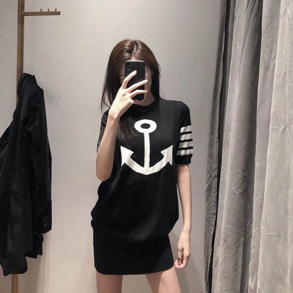 2021 summer new four bar stripe color blocking silk ice hemp boat anchor jacquard knitted dress short skirt women look thin, White
2021 summer new four bar stripe color blocking silk ice hemp boat anchor jacquard knitted dress short skirt women look thin, White