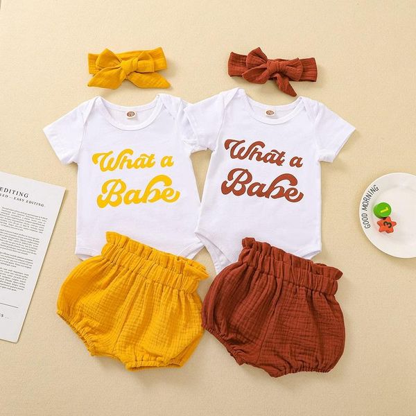 0-24m born baby boy girl short sleeve cotton bodysuit floral boomers shorts headband 3pcs outfits clothing set sets, White
0-24m born baby boy girl short sleeve cotton bodysuit floral boomers shorts headband 3pcs outfits clothing set sets, White