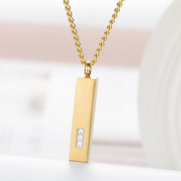 pendant necklaces titanium alloy drill oil bottle, simple matte black rose gold wire drawing water bottle pendant., Silver
pendant necklaces titanium alloy drill oil bottle, simple matte black rose gold wire drawing water bottle pendant., Silver