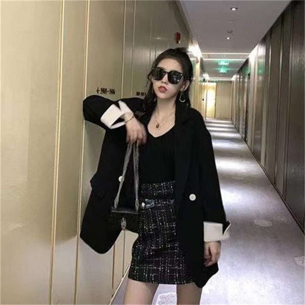 women's jackets coats korean version net red pink blazer double breasted relaxed chic suit style in spring and autumn ft9d, Black;brown
women's jackets coats korean version net red pink blazer double breasted relaxed chic suit style in spring and autumn ft9d, Black;brown
