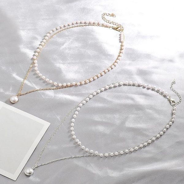 pendant necklaces xuan ngan sell fashion pearl choker necklace and bracelet cute double layer chain for women jewelry girl gift, Silver
pendant necklaces xuan ngan sell fashion pearl choker necklace and bracelet cute double layer chain for women jewelry girl gift, Silver