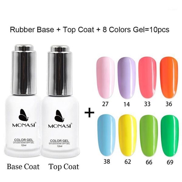 gel polish kit 12ml soak off colors uv and base coat 10pcs selling products in 20211, Red;pink
gel polish kit 12ml soak off colors uv and base coat 10pcs selling products in 20211, Red;pink