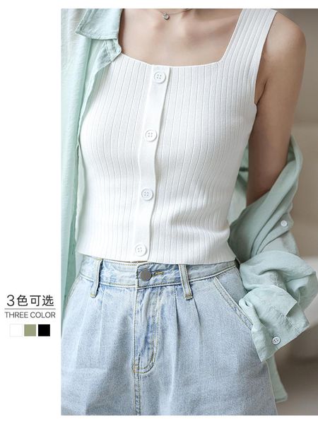 women's tanks & camis tube square collar knitting female small belt vest the summer of 2021 wear a briefin white ice silk
women's tanks & camis tube square collar knitting female small belt vest the summer of 2021 wear a briefin white ice silk