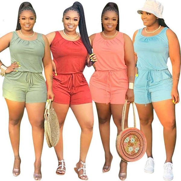 women's jumpsuits & rompers women summer solid color casual jumpsuit fashion bodysuit plus size clothing s-5x cvct, Black;white
women's jumpsuits & rompers women summer solid color casual jumpsuit fashion bodysuit plus size clothing s-5x cvct, Black;white
