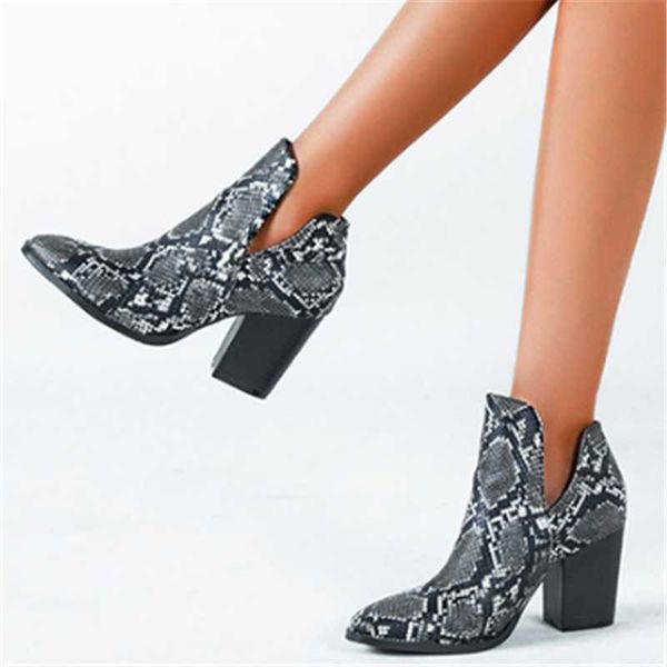 boots women snake pattern ankle boot autumn winter fashion non-slip pointed high heel side zipper woman large sizies 36-43, Black
boots women snake pattern ankle boot autumn winter fashion non-slip pointed high heel side zipper woman large sizies 36-43, Black