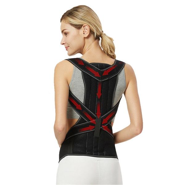 adjustable upper back shoulder support posture corrector corset spine brace belt ortics, Black;blue
adjustable upper back shoulder support posture corrector corset spine brace belt ortics, Black;blue