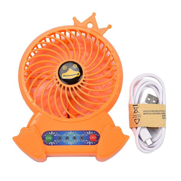 electric fans portable fan air cooler mini desk usb with led light
