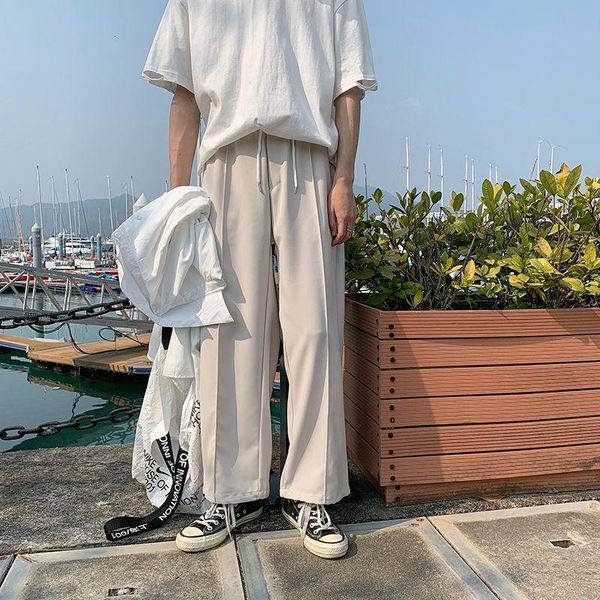 spring and autumn youth men's loose solid color draping sweatpants fashion casual wild straight pants, Black
spring and autumn youth men's loose solid color draping sweatpants fashion casual wild straight pants, Black
