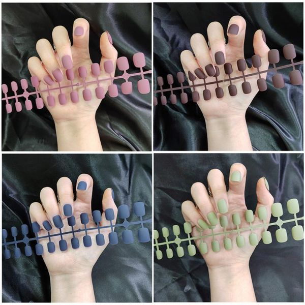 false nails 24pcs removable fake frosted matte coffin nail tips for extension manicure art wholesales press on ballet, Red;gold
false nails 24pcs removable fake frosted matte coffin nail tips for extension manicure art wholesales press on ballet, Red;gold
