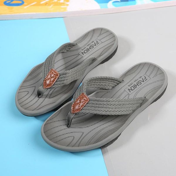slippers fznyl summer hight quality leather beach sandals anti-slip zapatos hombre casual shoes breathable fashion flip-flops for men, Black
slippers fznyl summer hight quality leather beach sandals anti-slip zapatos hombre casual shoes breathable fashion flip-flops for men, Black