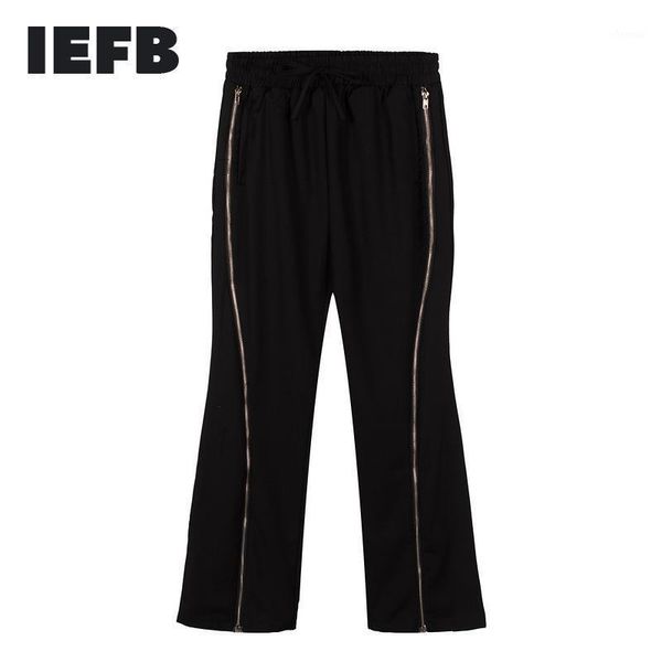 men's pants men's black flare streetwear functional style zipper loose casual trousers elastic high waist bottoms 2022 9y8091
men's pants men's black flare streetwear functional style zipper loose casual trousers elastic high waist bottoms 2022 9y8091
