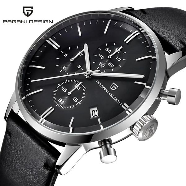 wristwatches pagani design mens watches waterproof genuine leather japanese vk67 movement quartz watch relogio masculino, Slivery;brown
wristwatches pagani design mens watches waterproof genuine leather japanese vk67 movement quartz watch relogio masculino, Slivery;brown