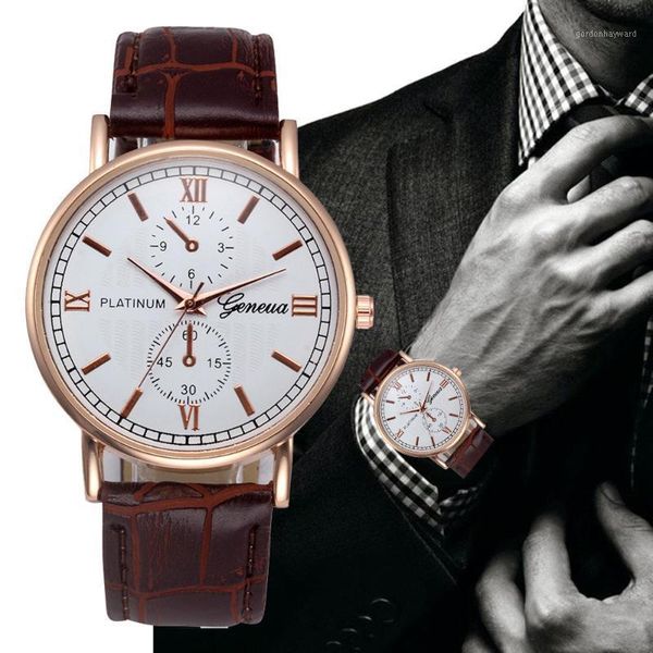 wristwatches relogio masculino retro design leather watch 2021 arrival business watches analog alloy quartz wrist, Slivery;brown
wristwatches relogio masculino retro design leather watch 2021 arrival business watches analog alloy quartz wrist, Slivery;brown