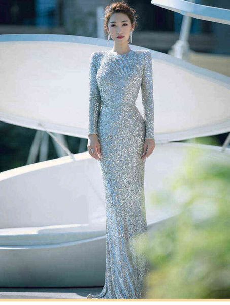 prom luxury boutique occasion dresses banquet evening 2021 fishtail long style dignified atmosphere fashionable slim temperament host female, Black
prom luxury boutique occasion dresses banquet evening 2021 fishtail long style dignified atmosphere fashionable slim temperament host female, Black