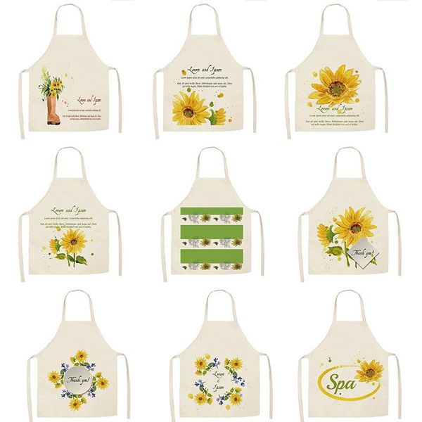 aprons lovely cartoon sunflower printed cotton linen brief pinafore kitchen apron women home cooking baking sleeveless waist bib
aprons lovely cartoon sunflower printed cotton linen brief pinafore kitchen apron women home cooking baking sleeveless waist bib