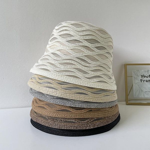 wide brim hats korean fashion hat basin for women summer mesh striped bucket caps small custom vintage sun outdoor braga cuello, Blue;gray
wide brim hats korean fashion hat basin for women summer mesh striped bucket caps small custom vintage sun outdoor braga cuello, Blue;gray