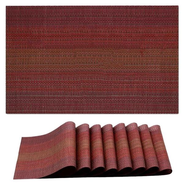 mats & pads red table set of 8 washable placemats for dining wipe clean, heat stain high temperature
mats & pads red table set of 8 washable placemats for dining wipe clean, heat stain high temperature