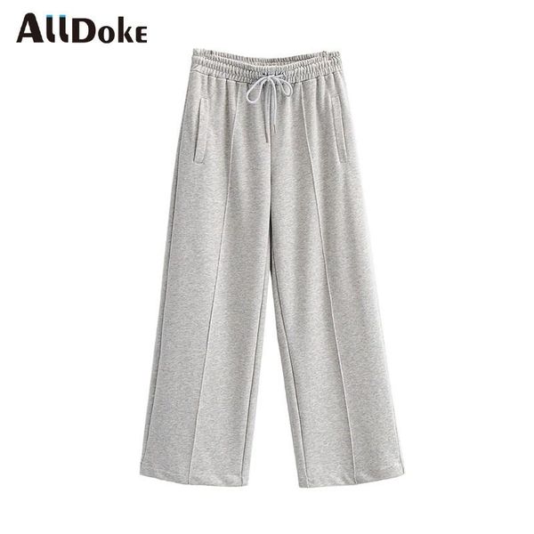 women's pants & capris alldoke high waist drawstring women summer gray double pockets trousers mujer streetwear cotton ladies wide leg, Black;white
women's pants & capris alldoke high waist drawstring women summer gray double pockets trousers mujer streetwear cotton ladies wide leg, Black;white