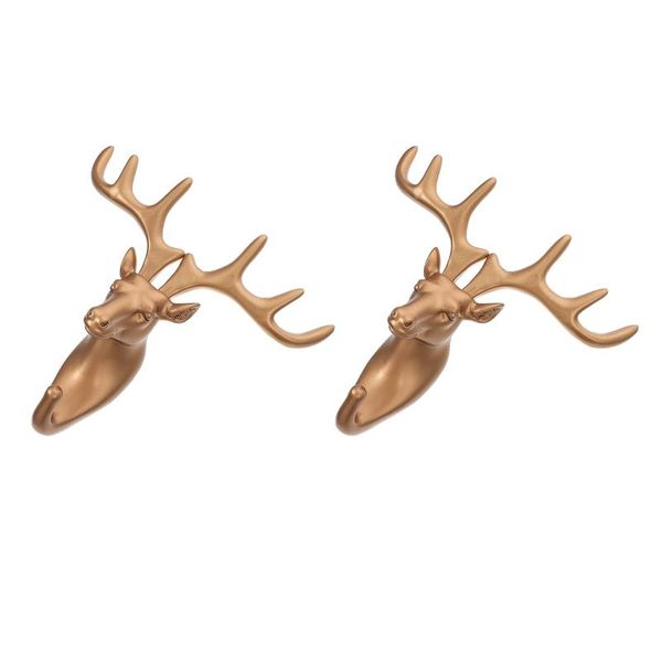 hooks & rails 2pcs decorative wall furnishings creative household hangers home decor
hooks & rails 2pcs decorative wall furnishings creative household hangers home decor