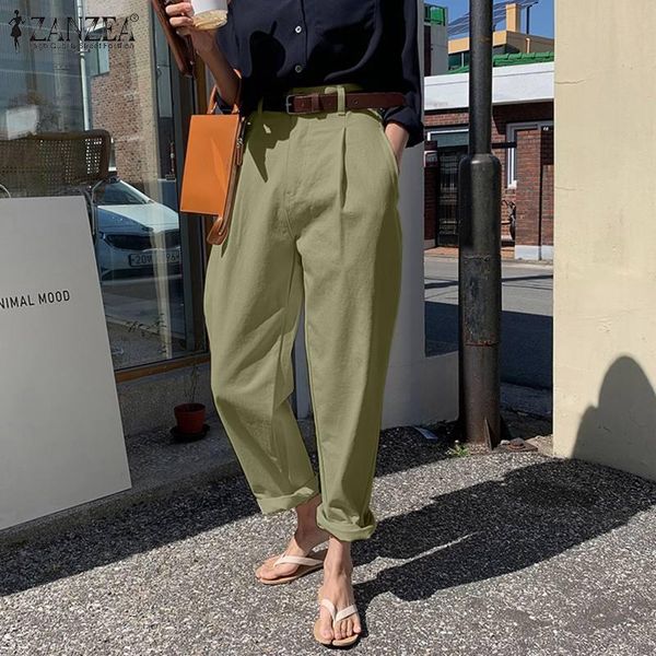 women's pants & capris 2021 zanzea harajuku women trousers summer suit wide leg casual solid zipper button ladies loose oversized panta, Black;white
women's pants & capris 2021 zanzea harajuku women trousers summer suit wide leg casual solid zipper button ladies loose oversized panta, Black;white