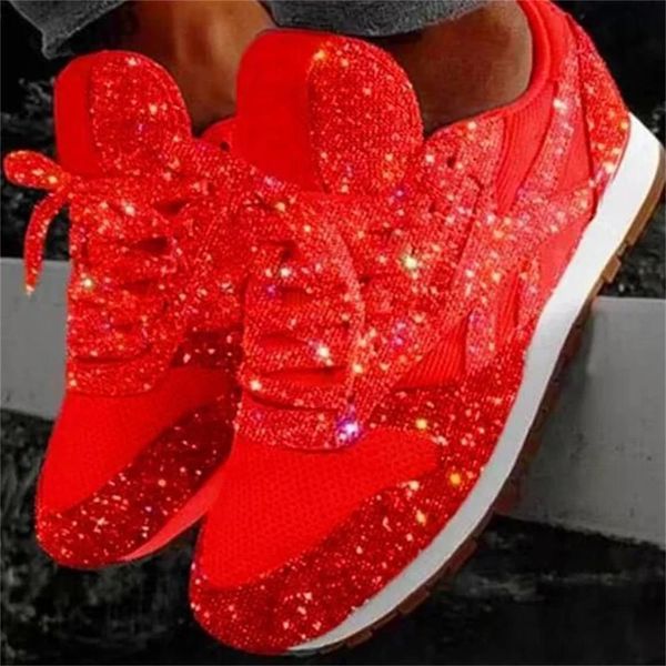 new bling sneakers women 2021 all seasons lightweight lace up ladies outdoor indoor sport shoes comfortable female casual flats
new bling sneakers women 2021 all seasons lightweight lace up ladies outdoor indoor sport shoes comfortable female casual flats