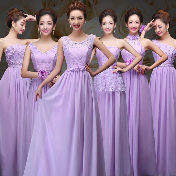 luxury party evening dress bridmaid 2021 korean version purple slim sisters banquet evening long, Black;gray
luxury party evening dress bridmaid 2021 korean version purple slim sisters banquet evening long, Black;gray