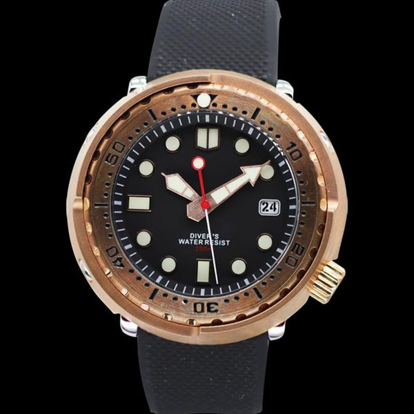 wristwatches classic fashion bronze automatic mechanical diver watch calendar luminous waterproof sapphire glass mens nh35 movement, Slivery;brown
wristwatches classic fashion bronze automatic mechanical diver watch calendar luminous waterproof sapphire glass mens nh35 movement, Slivery;brown
