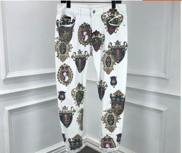 jeans 20ss spring arrival designer crown royal print brand famous clothing jeans pant long for men, Blue
jeans 20ss spring arrival designer crown royal print brand famous clothing jeans pant long for men, Blue