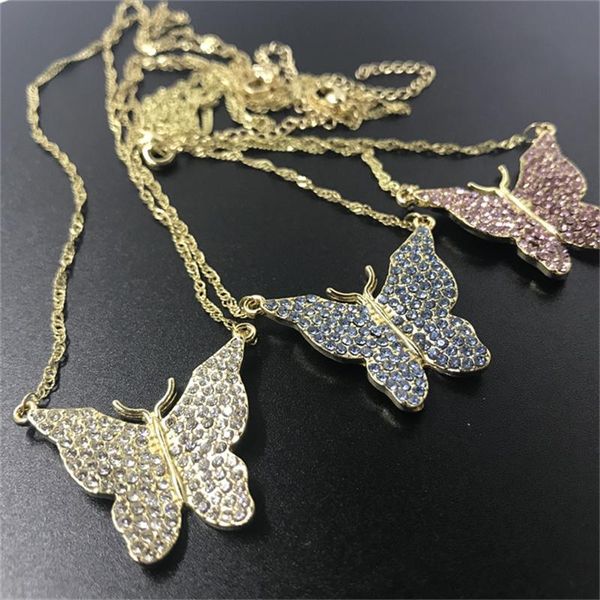 chains in the autumn of 2021, butterfly is slightly inlaid with diamond necklace, pendant, clavicle chain, women's ne, Silver
chains in the autumn of 2021, butterfly is slightly inlaid with diamond necklace, pendant, clavicle chain, women's ne, Silver