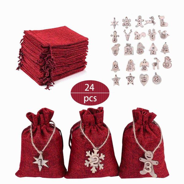 christmas decorations creative ornaments beam mouth burlap gift bag wooden labels 1-24 digital calendar countdown crafts, badges
christmas decorations creative ornaments beam mouth burlap gift bag wooden labels 1-24 digital calendar countdown crafts, badges