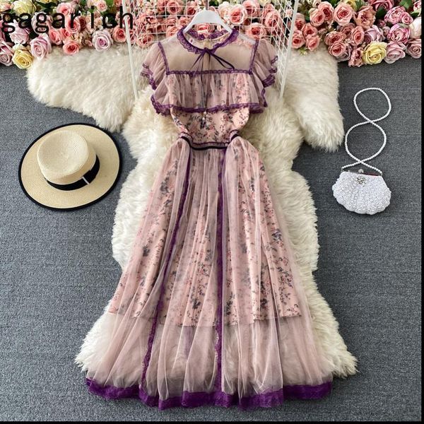 women dress summer french palace style ladies vintage celebrity temperament tie collar ruffle printed mesh vestido, Black;gray
women dress summer french palace style ladies vintage celebrity temperament tie collar ruffle printed mesh vestido, Black;gray