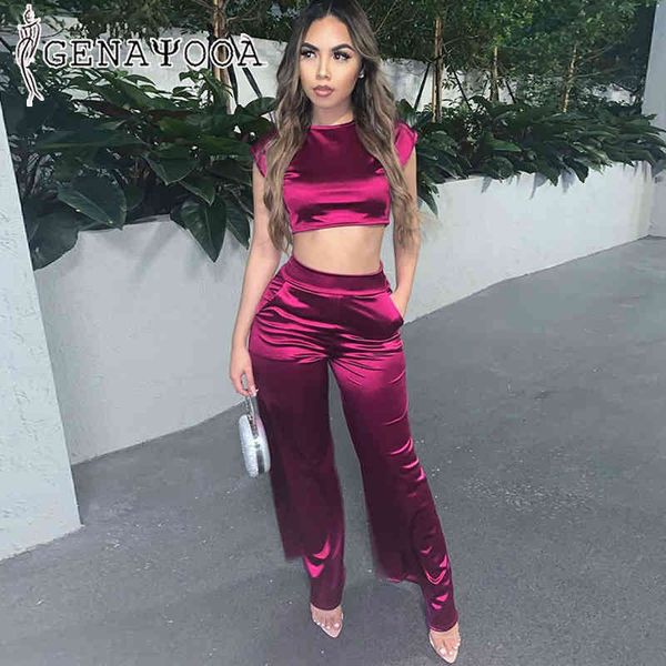genayooa crop t shirt 2 solid tracksuit women matching sets summer two piece set 210417, White
genayooa crop t shirt 2 solid tracksuit women matching sets summer two piece set 210417, White