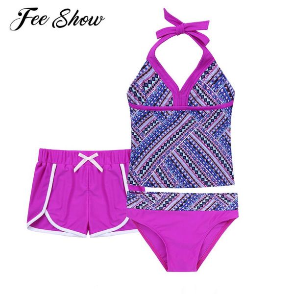 3pcs kids girls brazilian swimming suit halter neck open upper back briefs+boyshorts bikini set beach swimwear bathing suits one-piece
3pcs kids girls brazilian swimming suit halter neck open upper back briefs+boyshorts bikini set beach swimwear bathing suits one-piece
