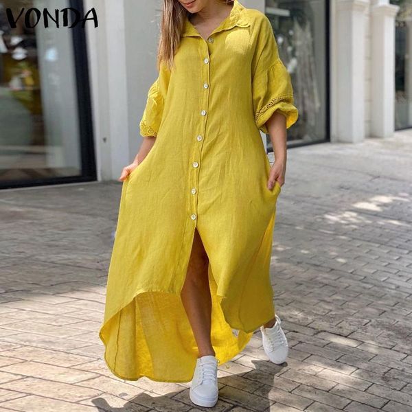 casual dresses women dress lapel collar button up shirts vonda 2021 ladies loose solid long sleeve bohemian blusas femme, Black;gray
casual dresses women dress lapel collar button up shirts vonda 2021 ladies loose solid long sleeve bohemian blusas femme, Black;gray