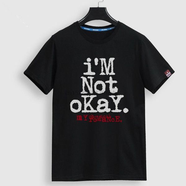 men's t-shirts mcr band rock my romance i m not okay black cotton t-shirt tee 2021 fashion short sleeve t shirt, White;black
men's t-shirts mcr band rock my romance i m not okay black cotton t-shirt tee 2021 fashion short sleeve t shirt, White;black